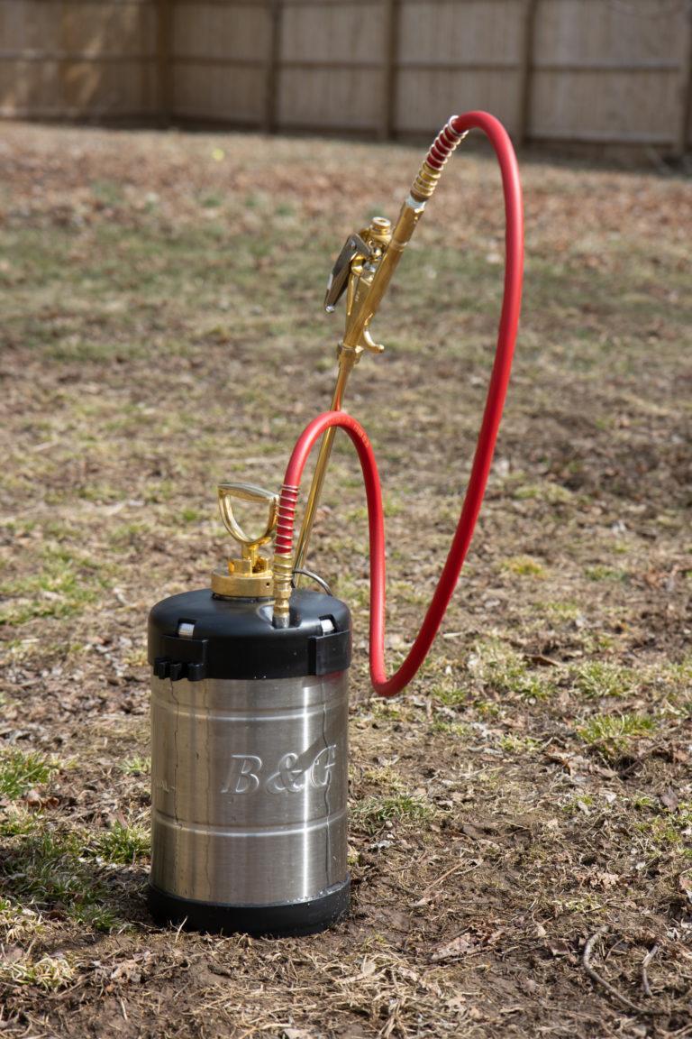 pesticide treatments are sometimes necessary in combination with natural pest control