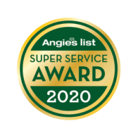 Angie's List Super Service Award 2020 recognizes exceptional service providers.